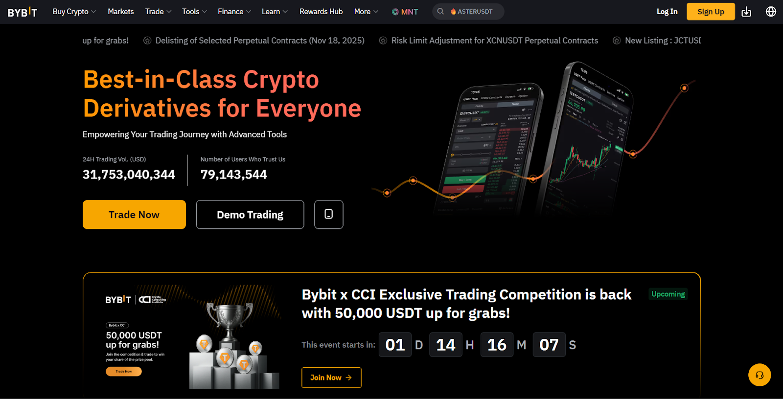 Bybit – Best for Advanced Derivatives Trading and User-Friendly Interface