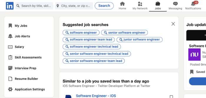 job details page