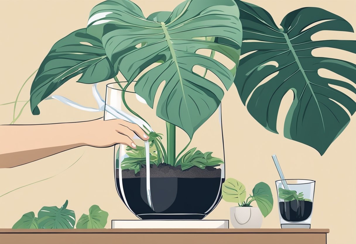 Propagating Monstera Deliciosa