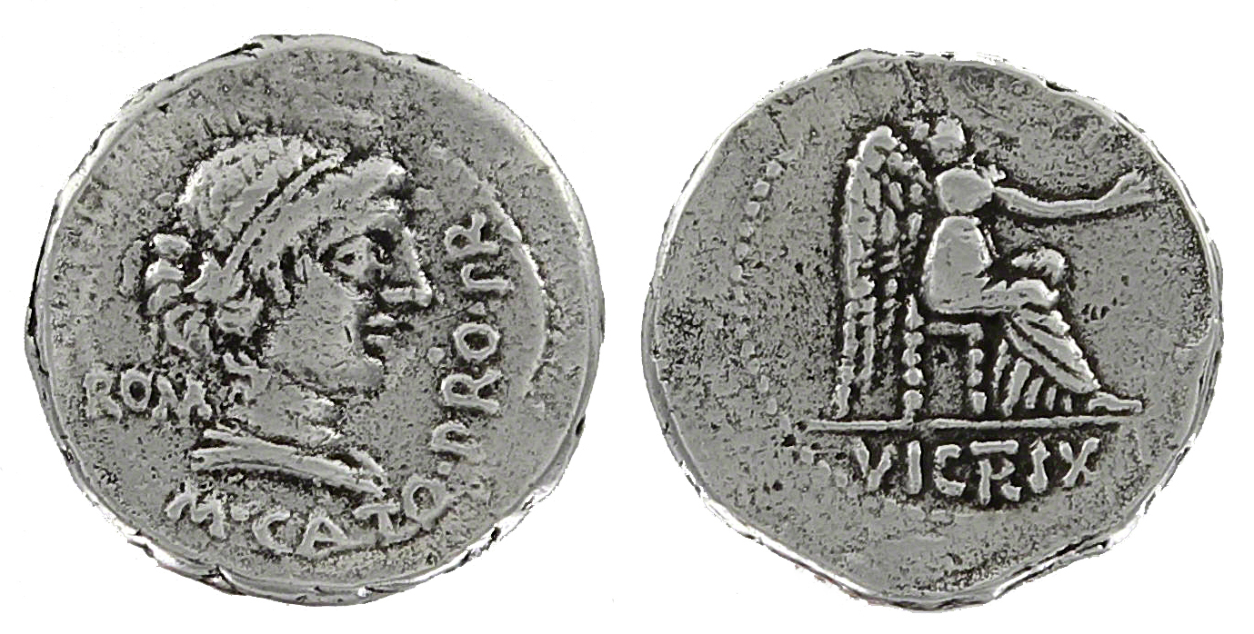 Cato The Younger Roman Republic Replica Denarius Coin