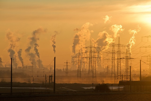 An image of smog symbolizing pollution.