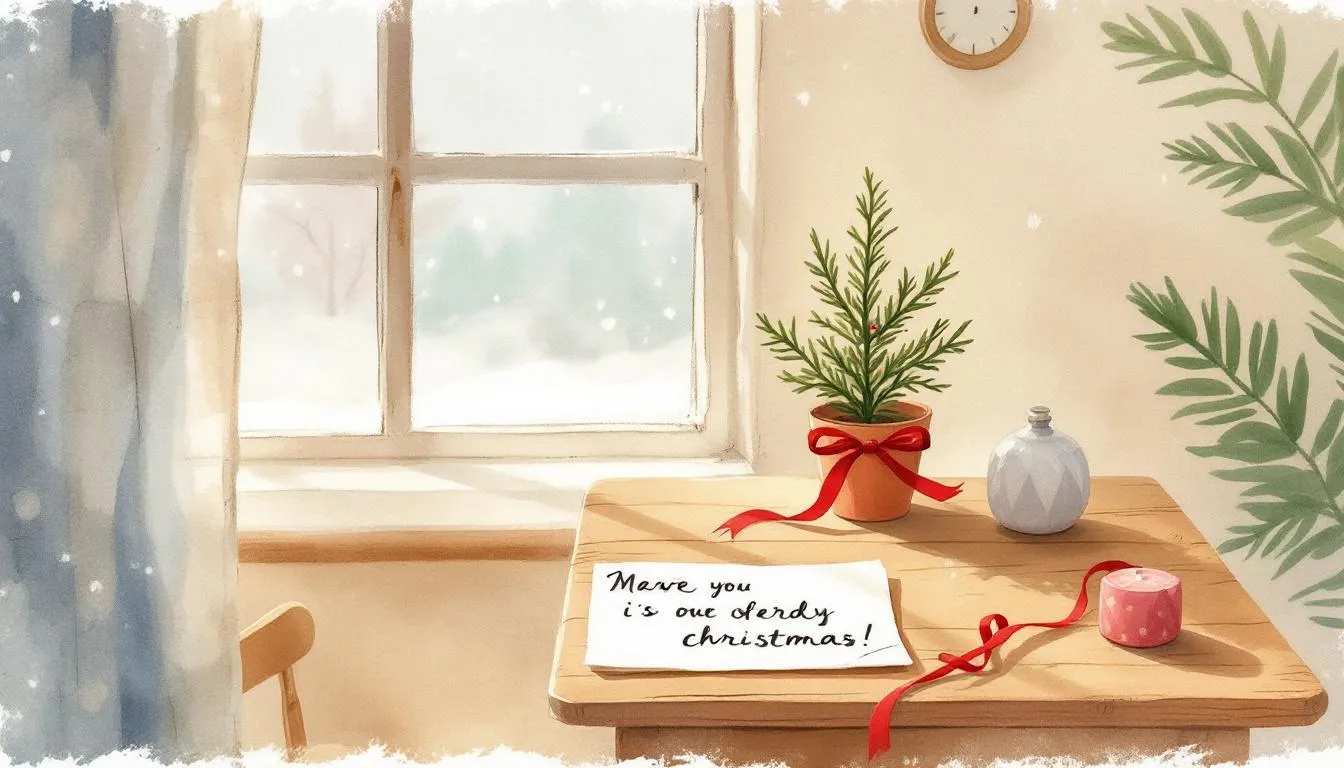A serene setting featuring relaxation gifts for a calmer Christmas.