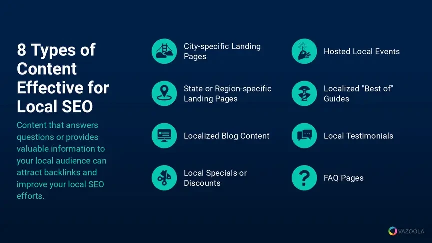 local seo content types