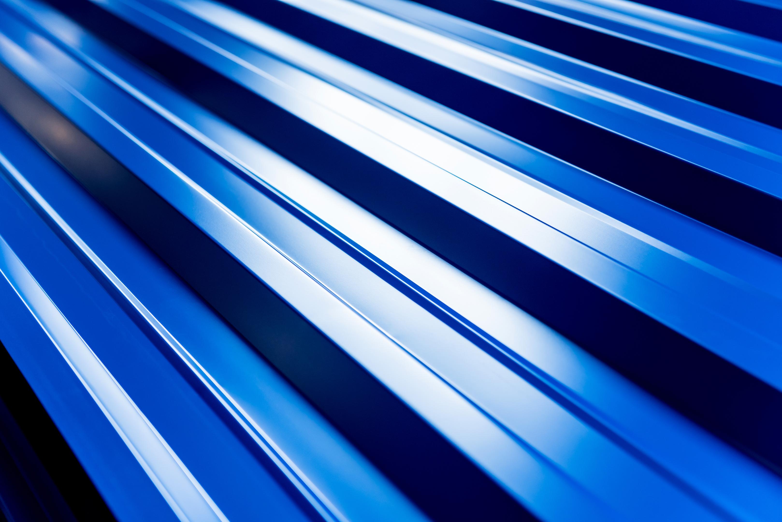 Abstract Blue Metal Sheet Pattern Background