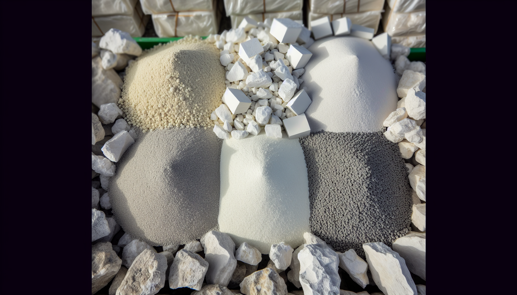 Raw materials for Portland cement production