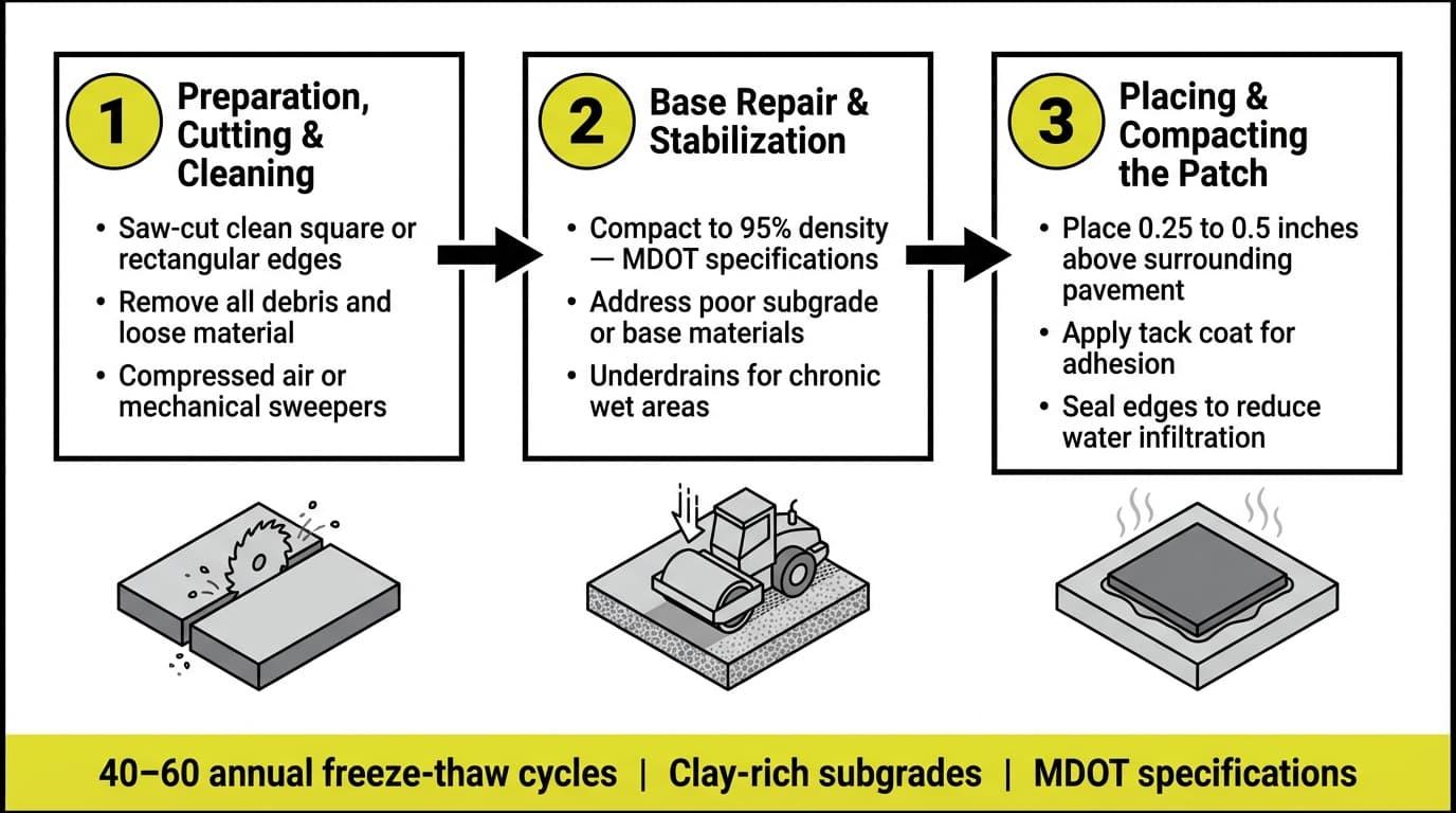 Commercial-Grade Patching Process: Step-by-Step for Long-Lasting Results