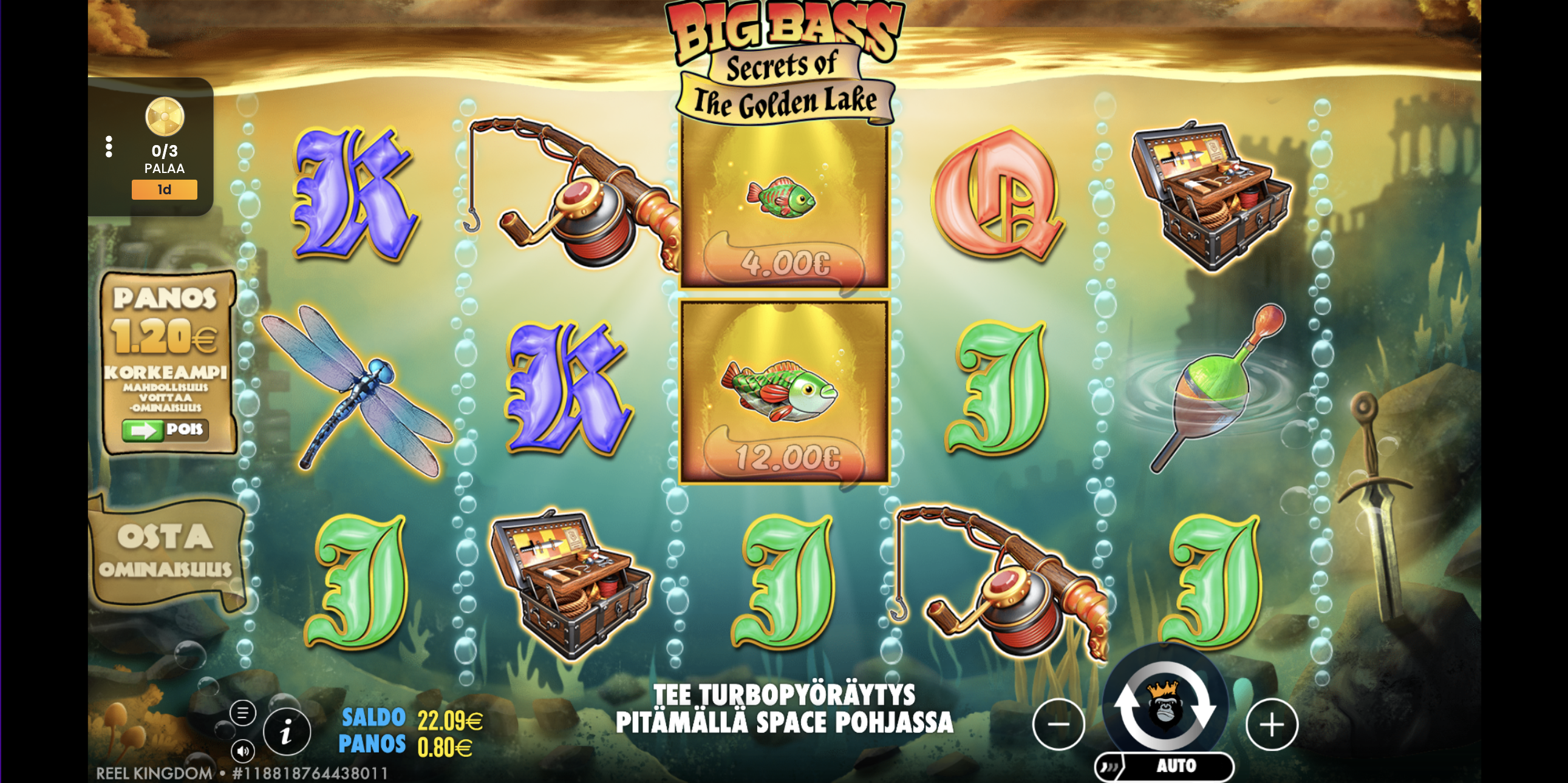 Big Bass Secrets of the Golden Lake -pelin pelaaminen Berriez-sivustolla