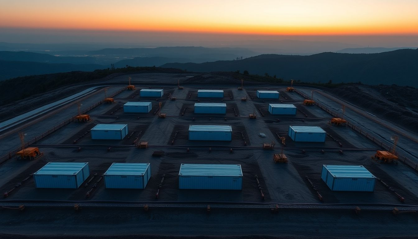 a lot of shipping container garages