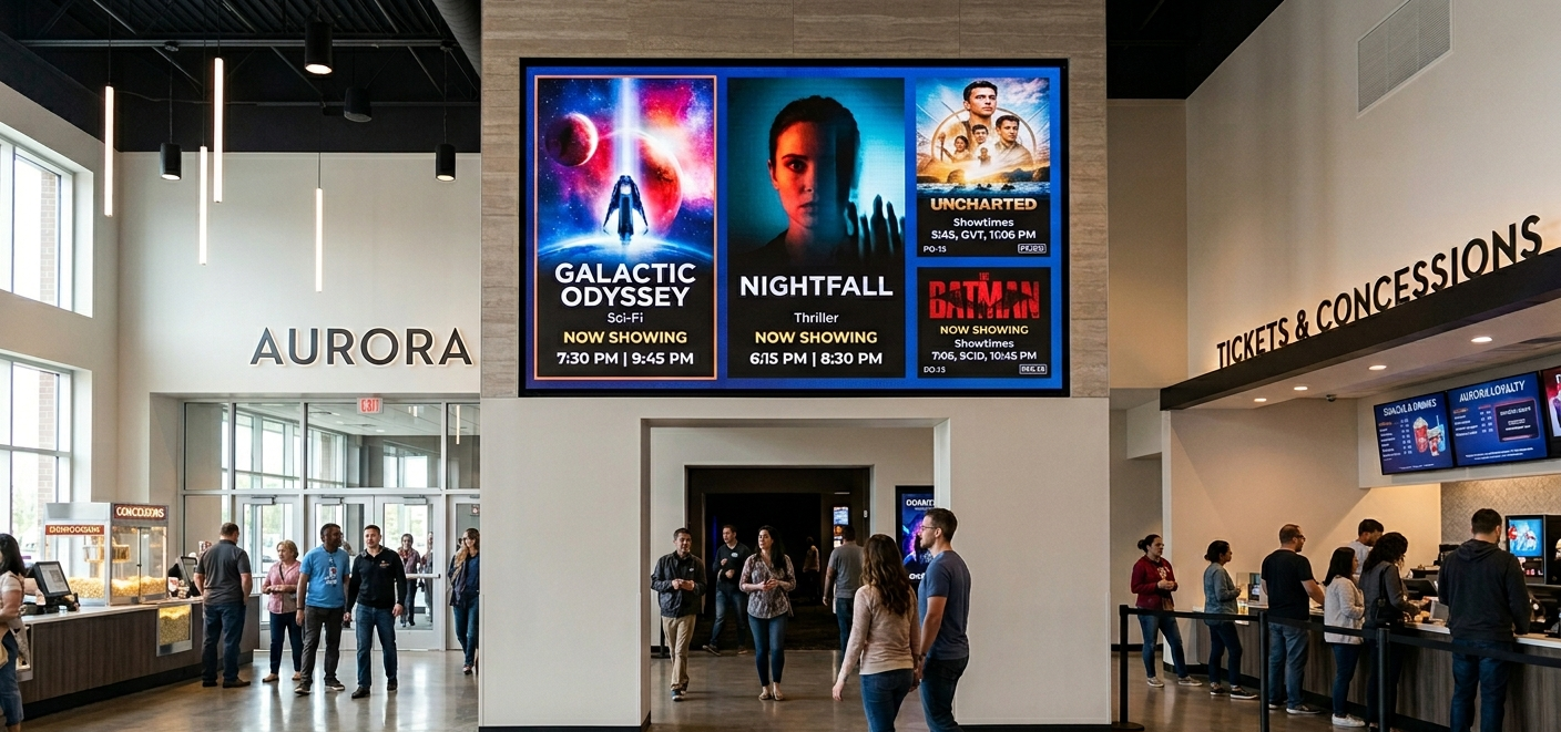 6 Best Digital Signage Software Companies for Cinema 2 dynamic content that looks more cinematic