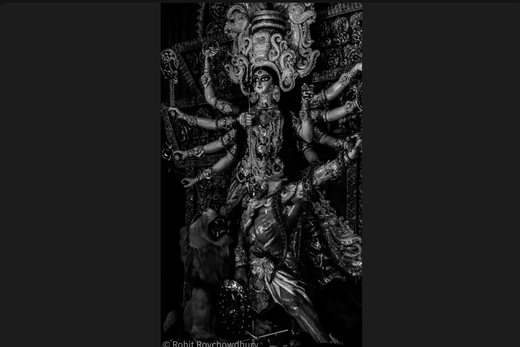 dark Durga maa wallpaper
