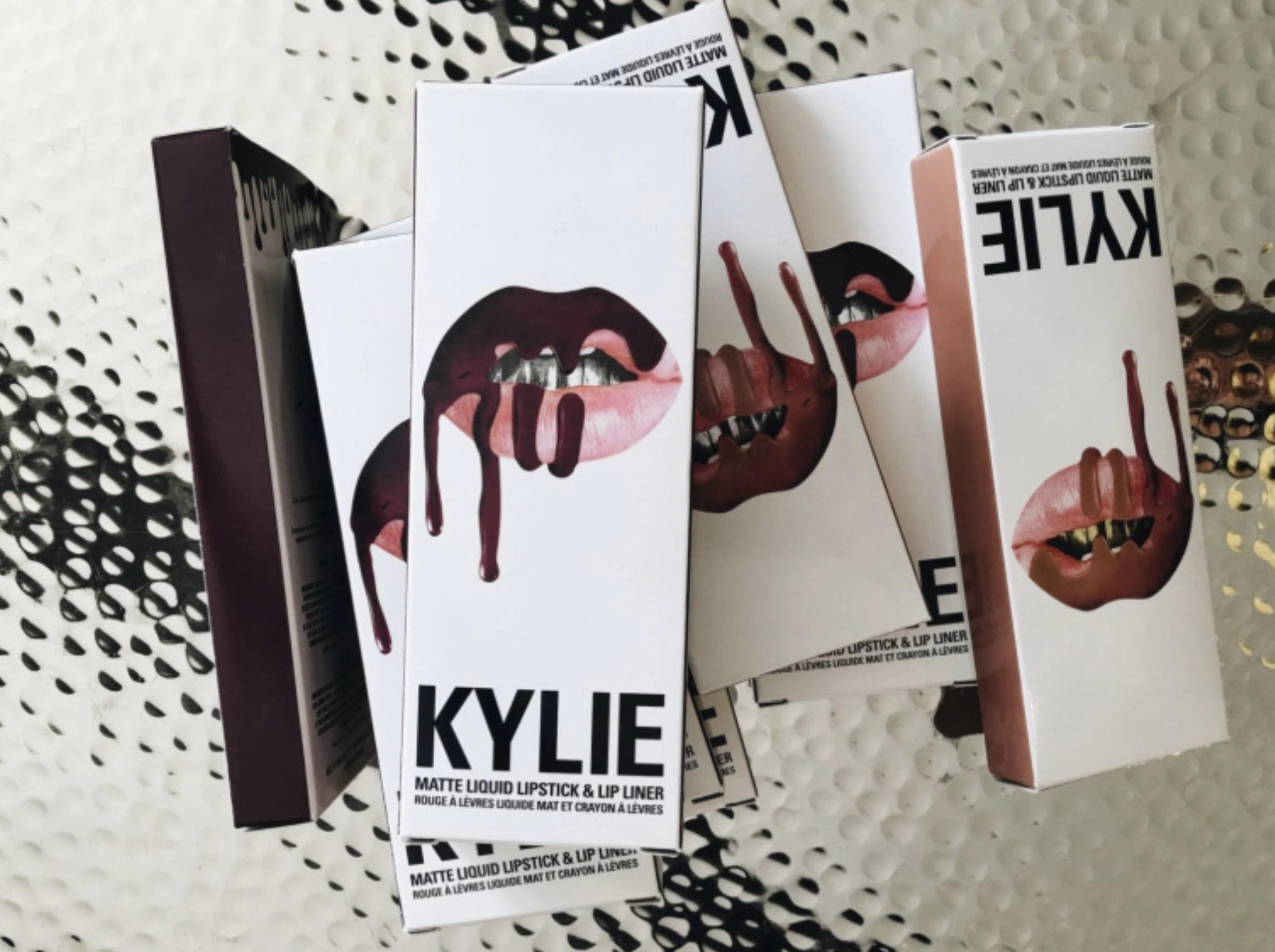 Image sourced from Kylie Jenner&rsquo;s Instagram promoting Kylie Cosmetics 10-year anniversary. https://www.instagram.com/p/DP6pAvbkXxp/?utm_source=ig_web_copy_link&igsh=NTc4MTIwNjQ2YQ== 