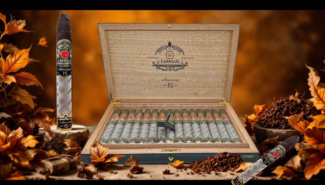 A visual representation of the unique blend of tobaccos from three countries.