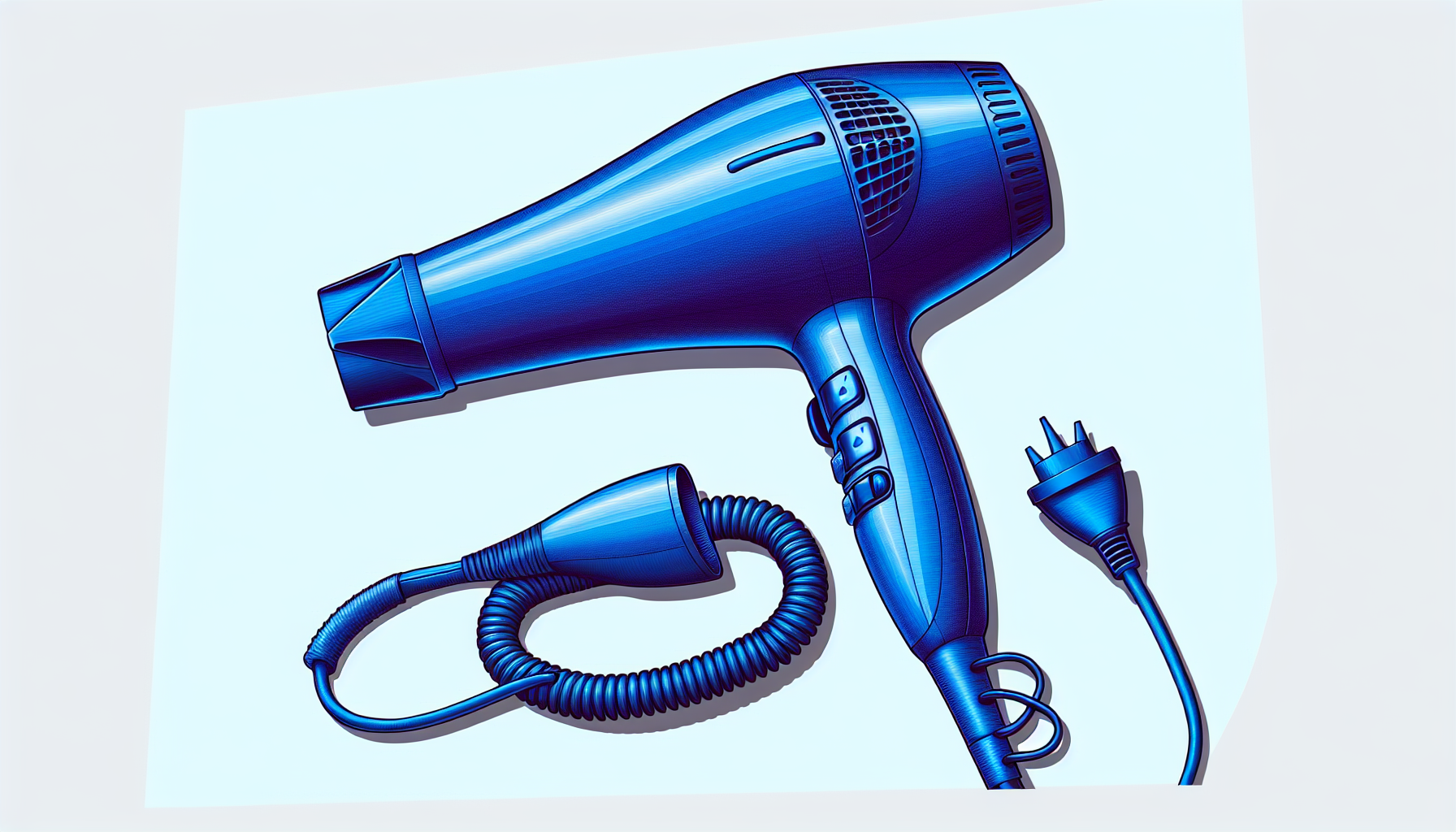 Compact and powerful mini blow dryer