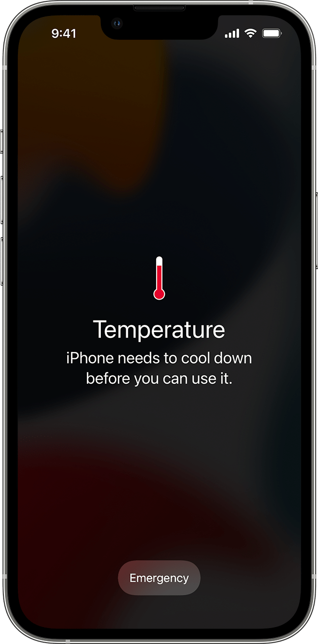 iPhone Overheating Notice