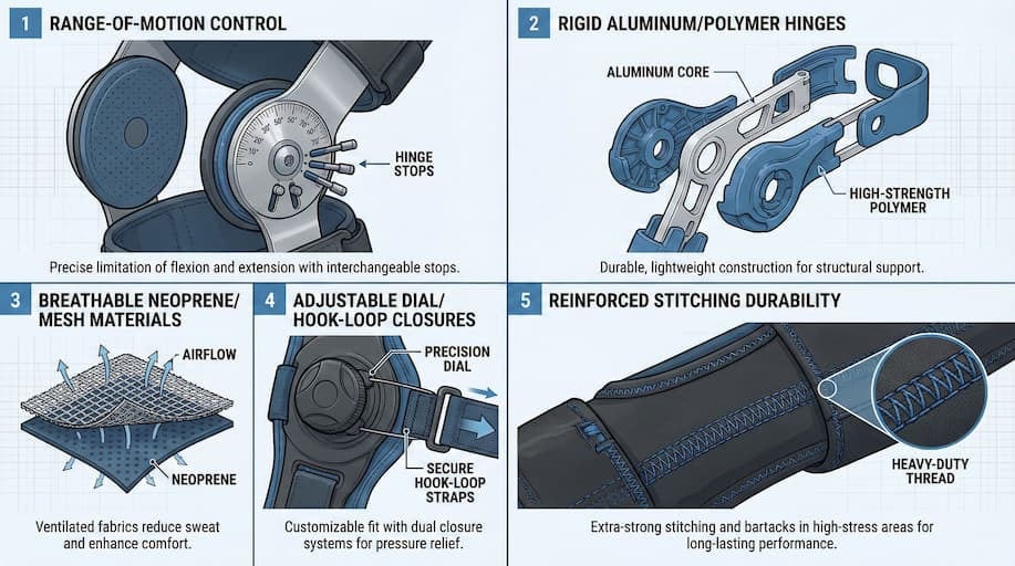 5 Must-Have Features in a Hyperextension Knee Brace