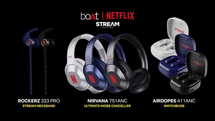 This Image showcases boAt bluetooth and wireless headphones