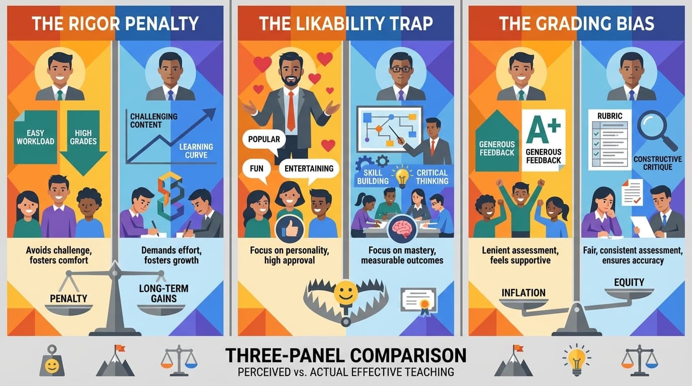 Why “Good Ratings” Don’t Always Mean Good Teaching