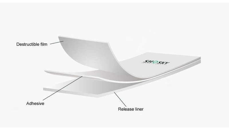 Hologram sticker structure