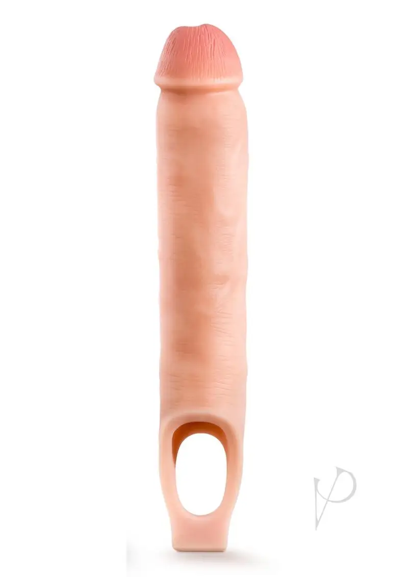 Blush Performance Plus 11.5″ Silicone Cock Sheath Penis Extender – Flesh