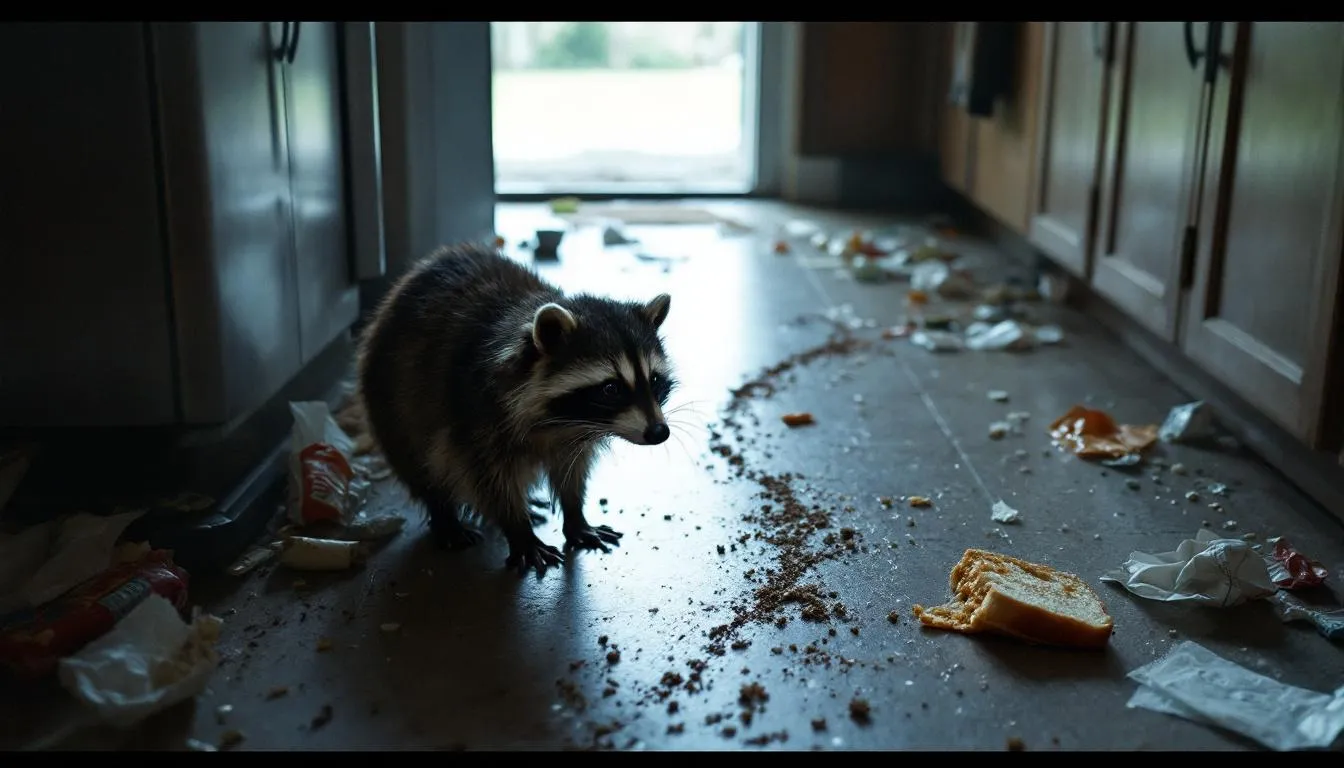 Unpleasant odors from wildlife intrusions in a home.