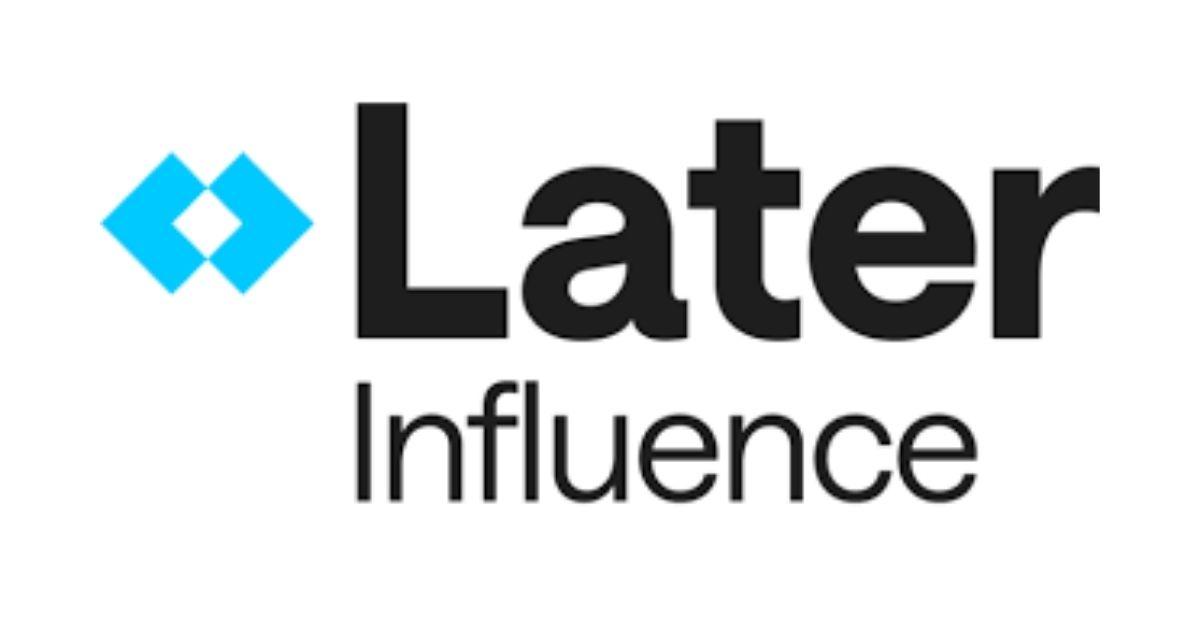 Logo of Later Influence with sleek, modern lettering.