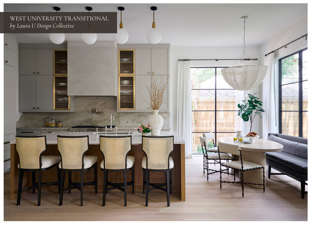 West University Transitional Project from Laura U Design Collective kitchen