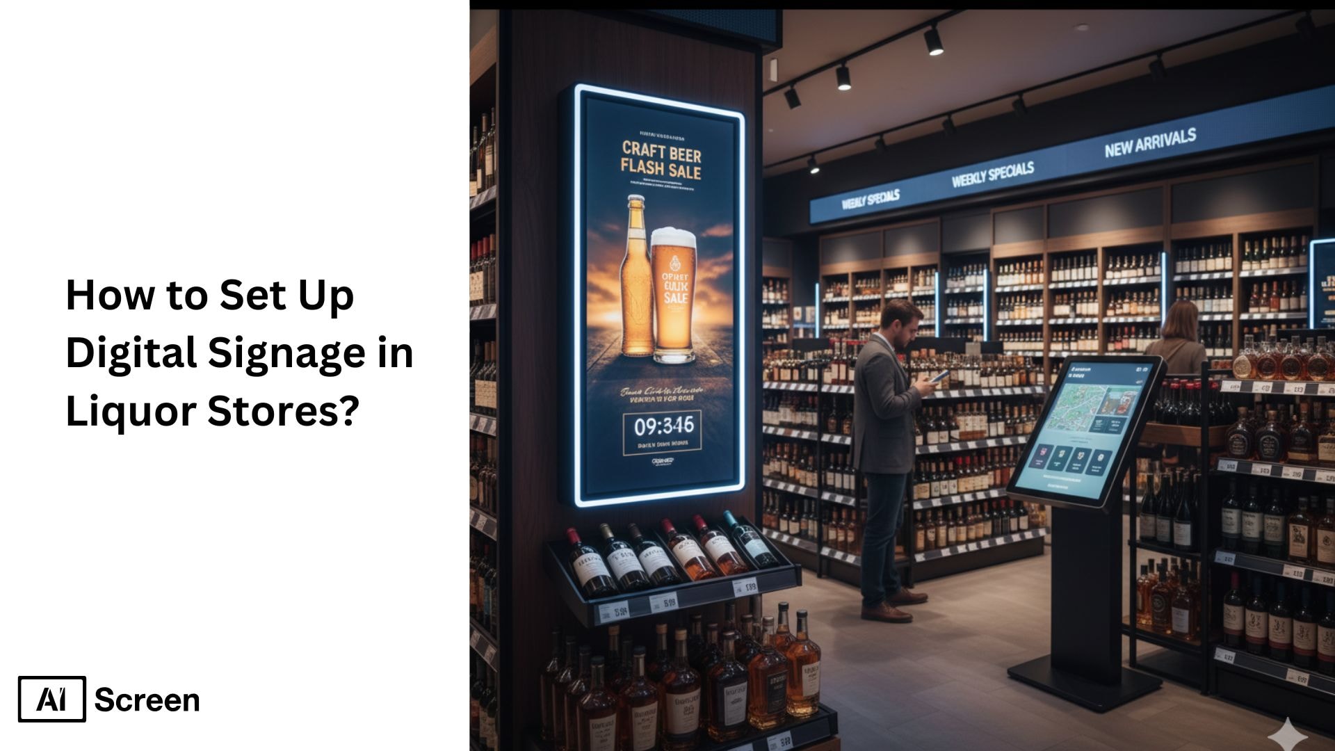 setting up digital signage in liquor stores                                                                                                                      catch customers attention       signage for liquor stores       online purchases  more digital signage                                                  digital signage today news       