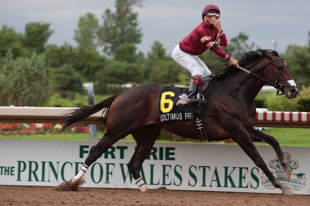 Eurico Rosa da Silva, the 2024 Prince of Wales Stakes drawmaster, is pictured winning the Stakes back in 2014 with Coltimus Prime.