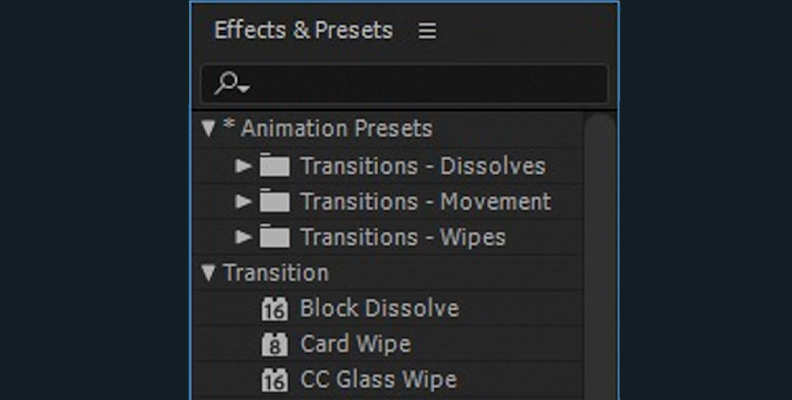 8 Simple Transitions in After Effects