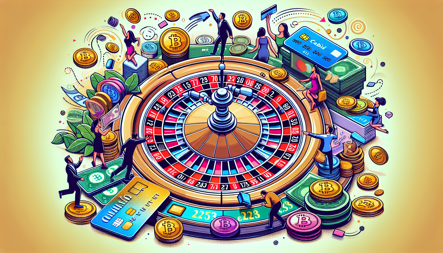 Illustration des options de paiement variées chez Frumzi Casino