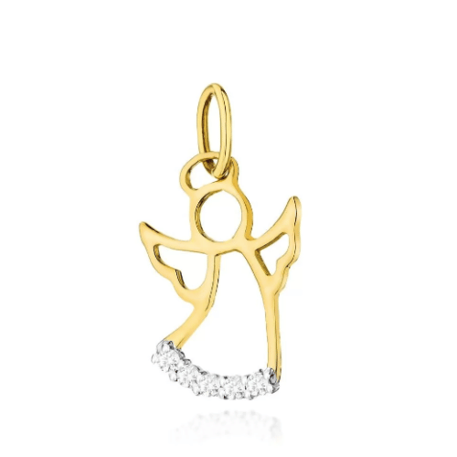 Auksinis pakabukas pirmai komunijai fashiongold.lt