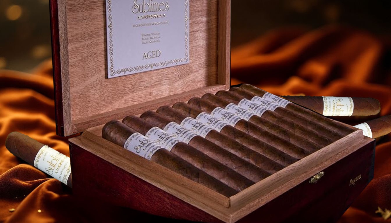 Elegant Spanish cedar boxes containing sublime cigars.