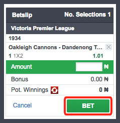 How to book a bet betslip