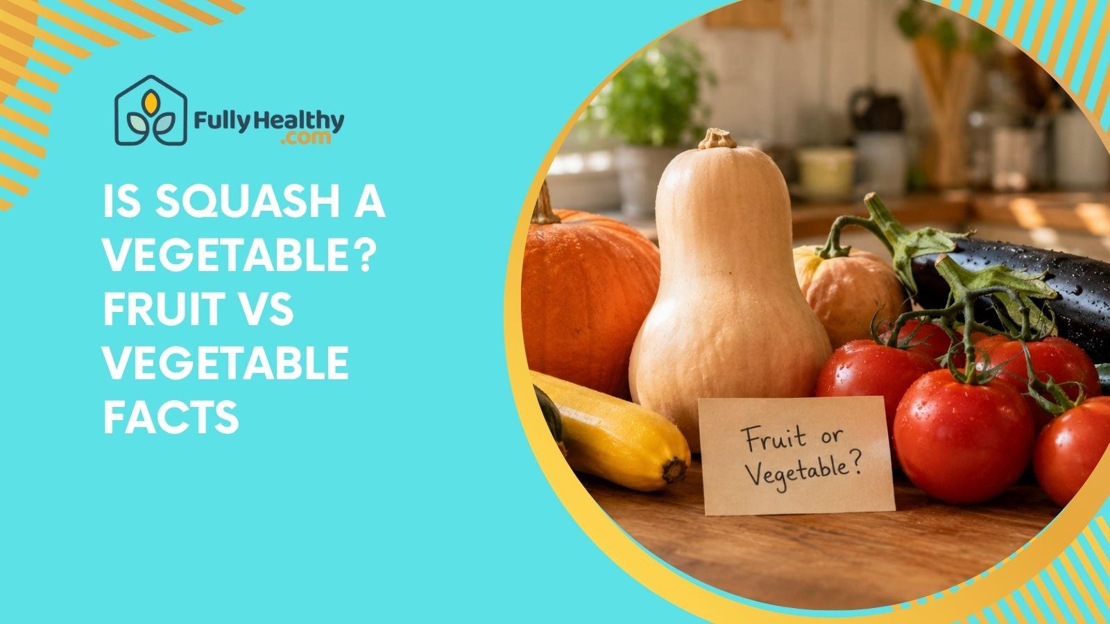 Is Squash A Vegetable? Fruit Vs Vegetable Facts