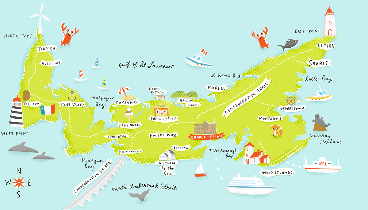Prince Edward Island Map Credit : Discover Charlottetown