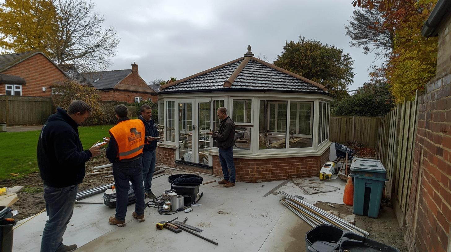 Image of a customers conservatory built by fullyfittedconservatoryprices.co.uk 3