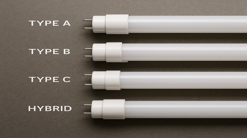 LED tubelights types