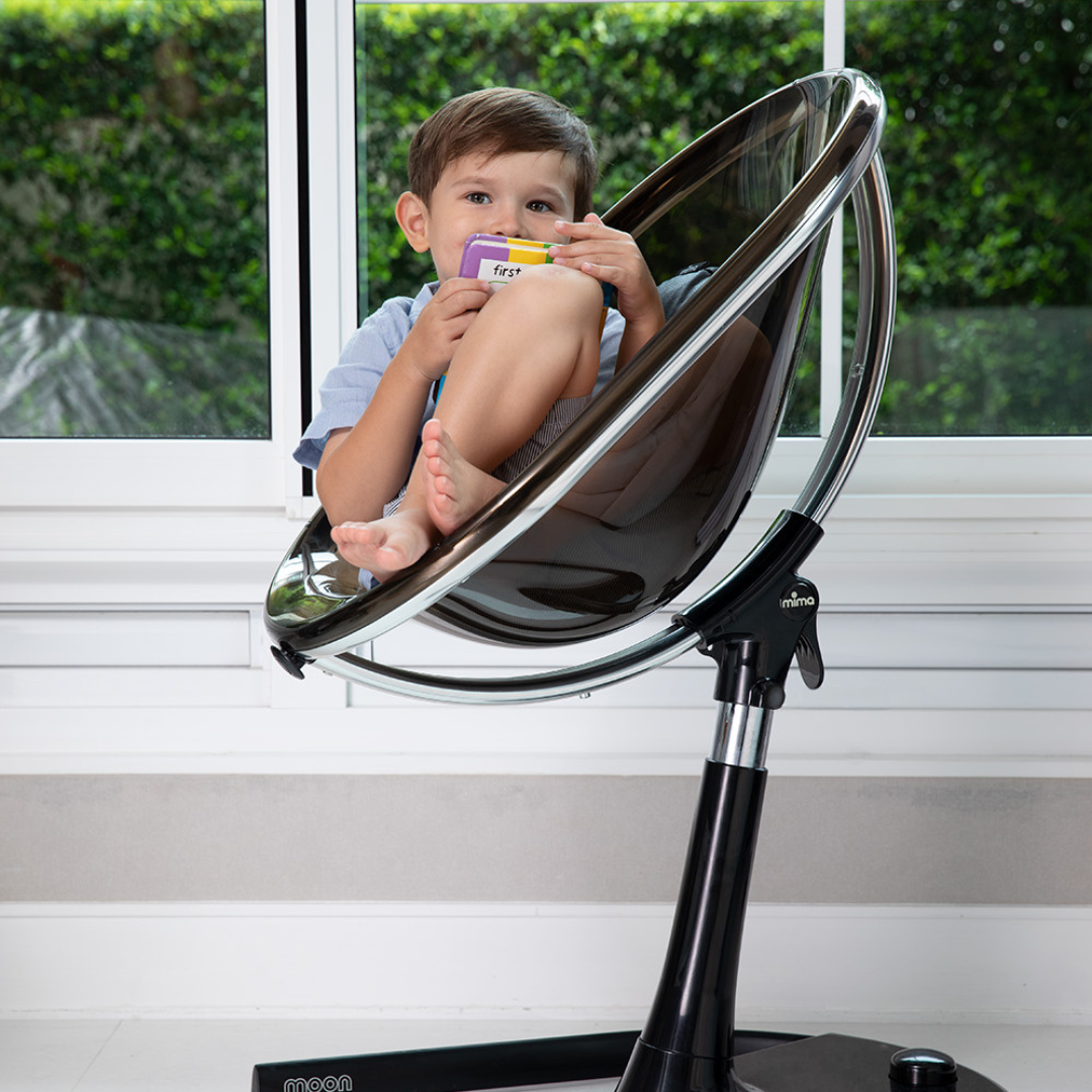 Durability in 1 convertible high chair. Chair converts for any age to play, eat, read, or study.