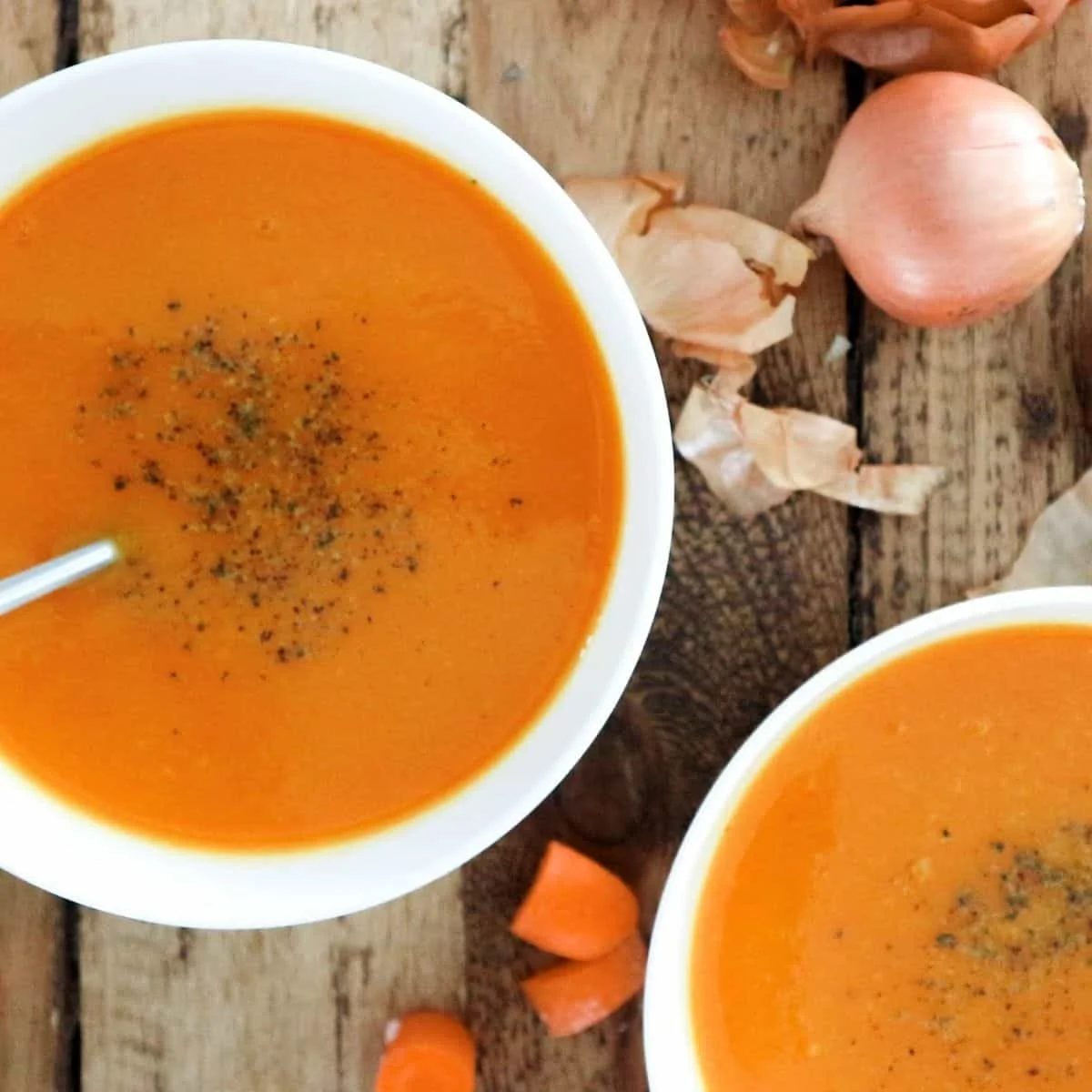 25 Low Fat Vegan Recipes, Carrot and Celery Soup