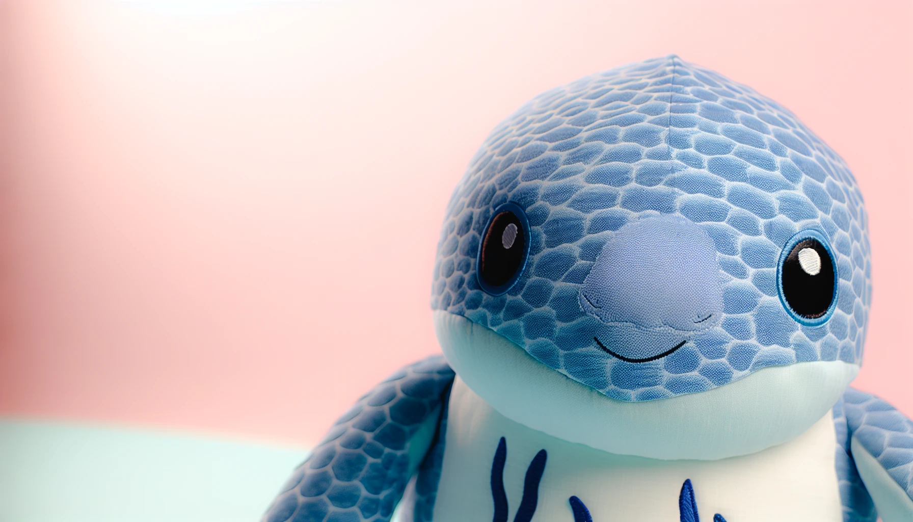 Close-up of premium quality ocean stuffed animal