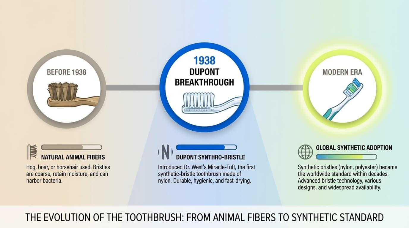 Why Did Nylon Become the Global Standard for Toothbrush Bristles?