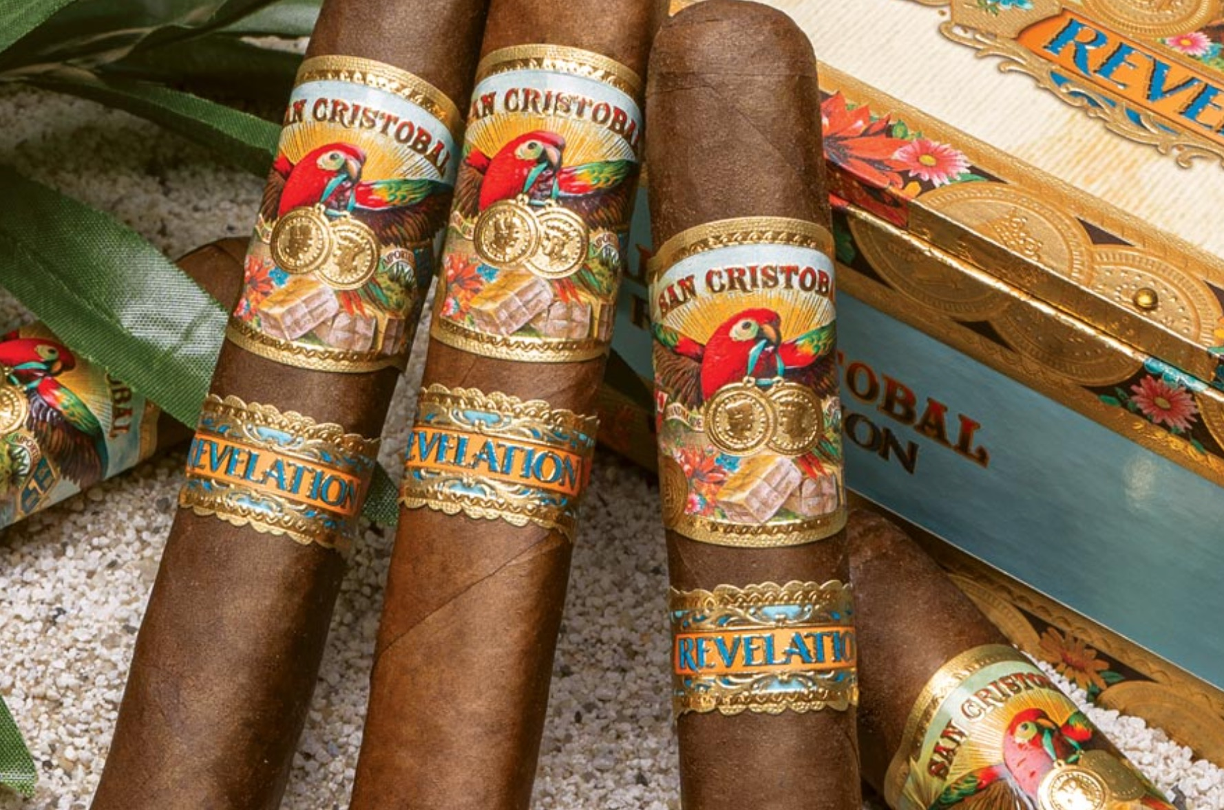 A picture of a San Cristobal Revelation Legend cigar with a Cuban tradition label