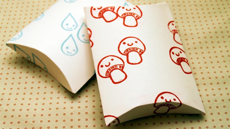 Printed pillow boxes