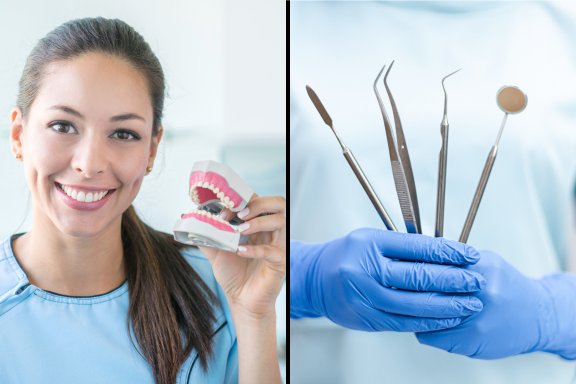 comparison between an orthodontist and a dentist