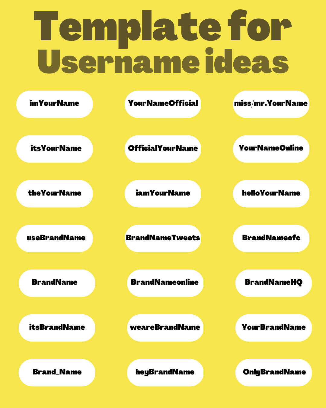 100+ Creative and Cool Usernames - TurboFuture