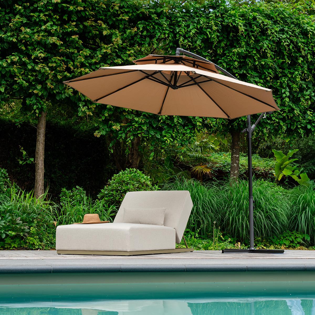Parasol pour jardin avec pied - WILSA GARDEN