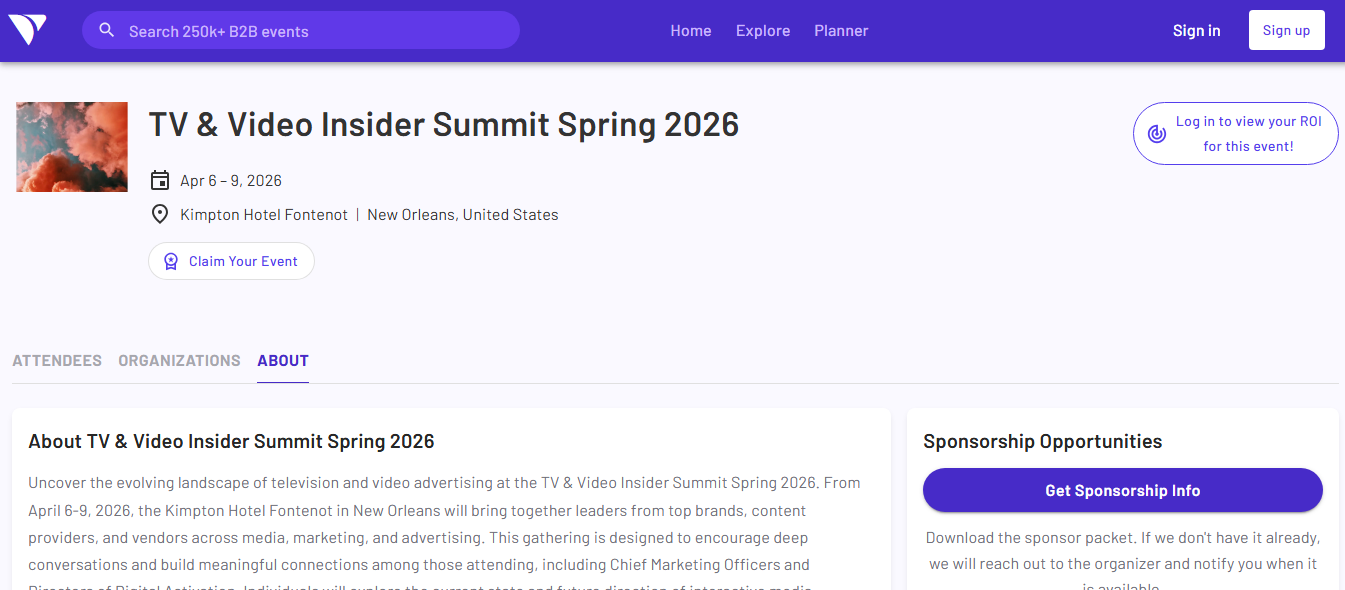 TV & Video Insider Summit (Spring)