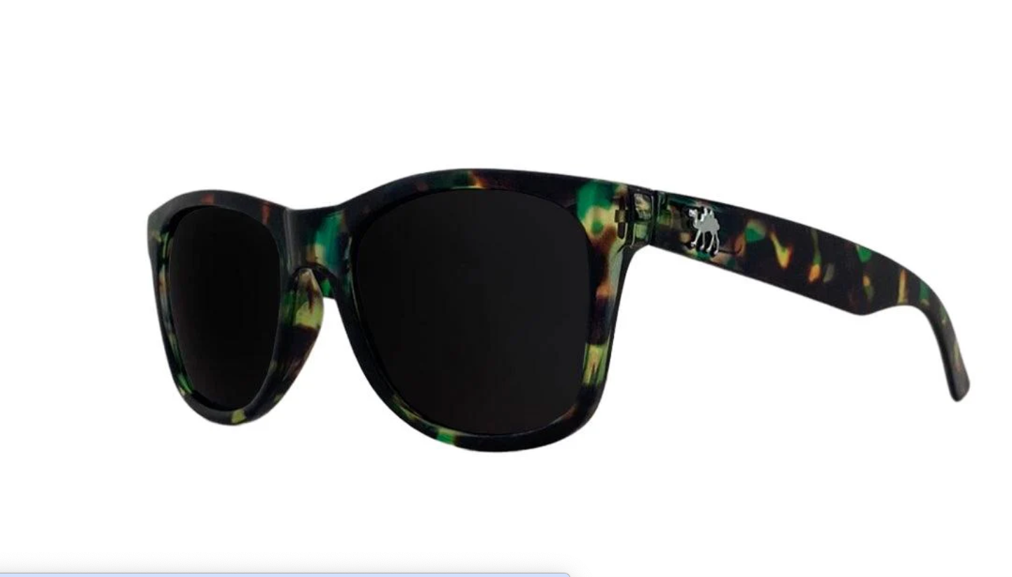 This eyewear is from Hump's Optics which says it makes stylish glasses out of recycled plastic.