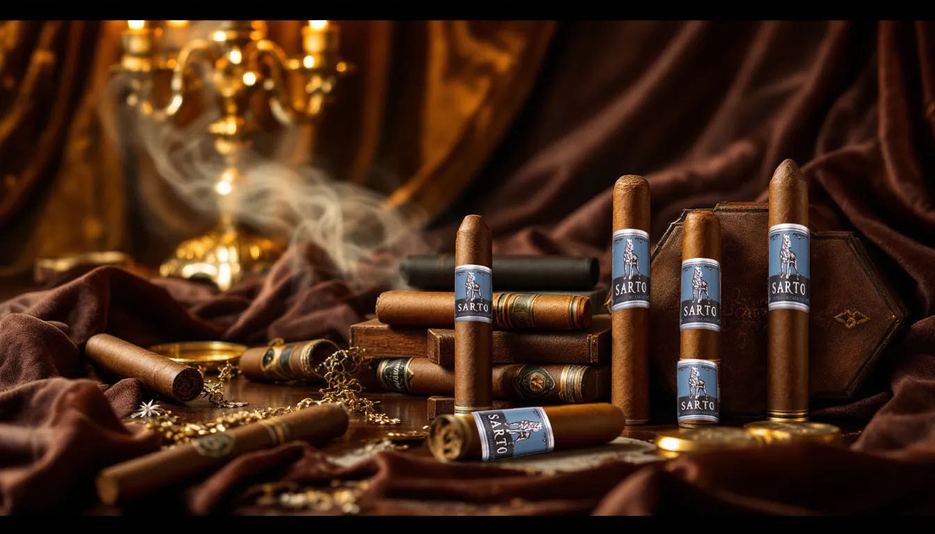 Different types of Warped Sarto cigars to choose from.