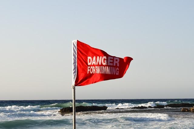 red flag, warning, danger